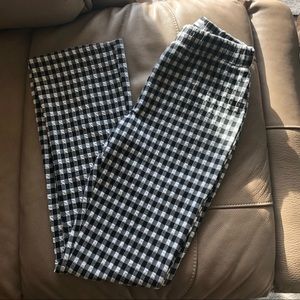 UO Casey Plaid Kick Flare Pants